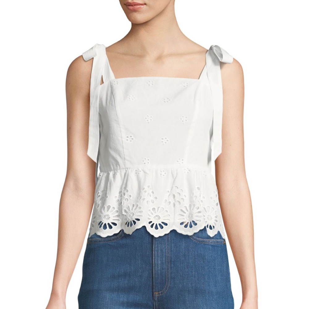 Rebecca Minkoff | Alma Eyelet Tank